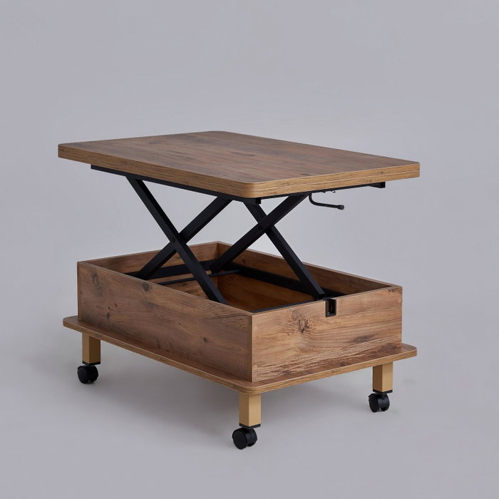 Hanah Home Helsinki - Pine Mesa de Café Ajustable